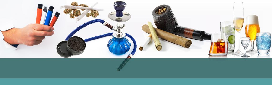 Puff Bars, Zigaretten, Wasserpfeife, Snus, Alkohol...
