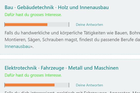 Test · Den richtigen Beruf finden Test · Den richtigen Beruf finden