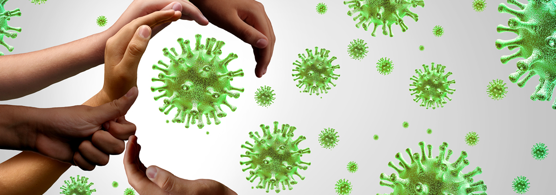 Sich gegen das Coronavirus und die Grippe schützen
