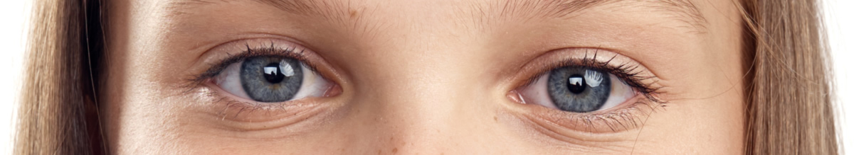 Augen eines Mädchens